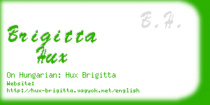 brigitta hux business card